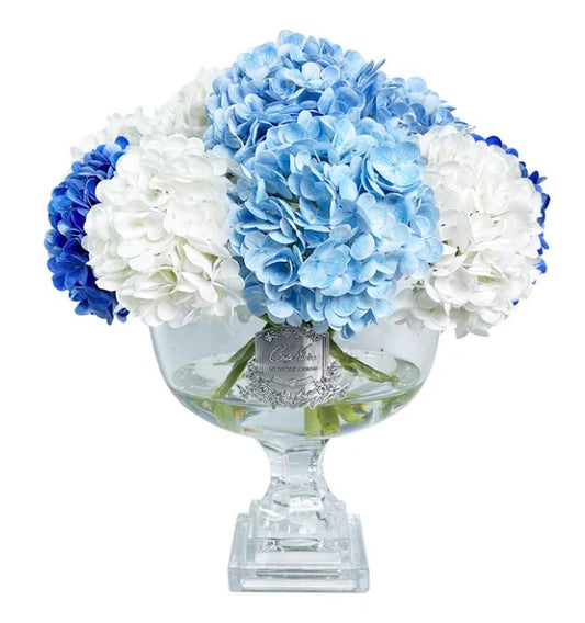 Grand bouquet hortensia bleue