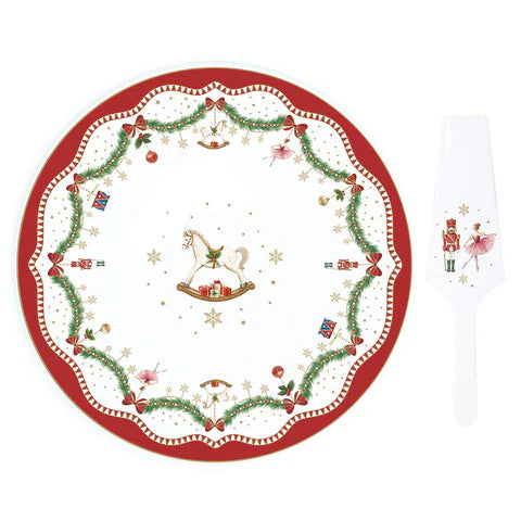 Magie de noël plat à tarte rond 32cm