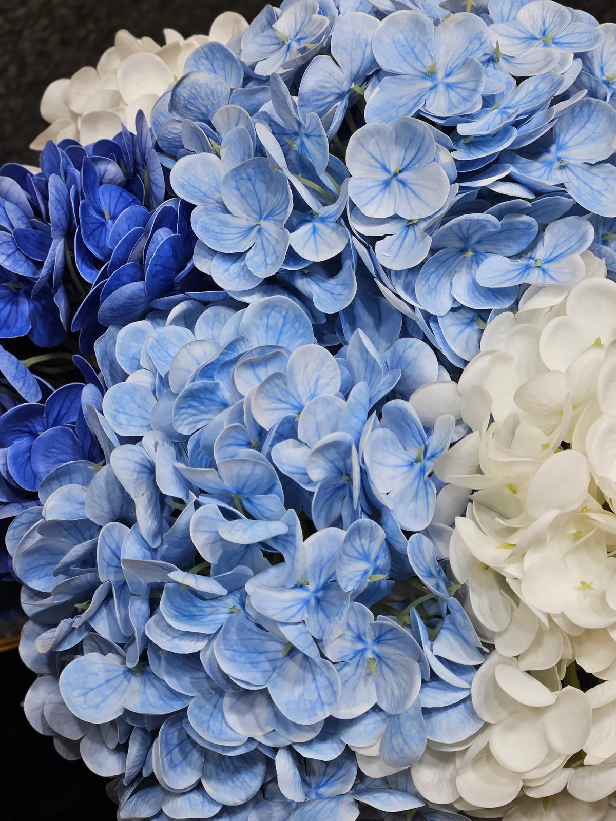 Grand bouquet hortensia bleue