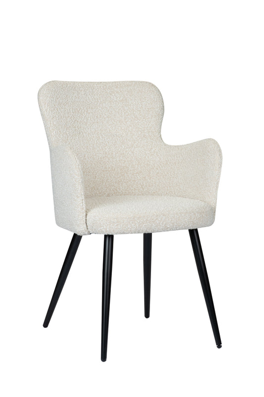 Chaise Bing blanc perle