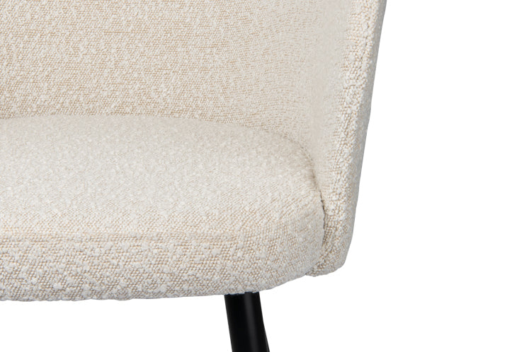 Chaise Bing blanc perle