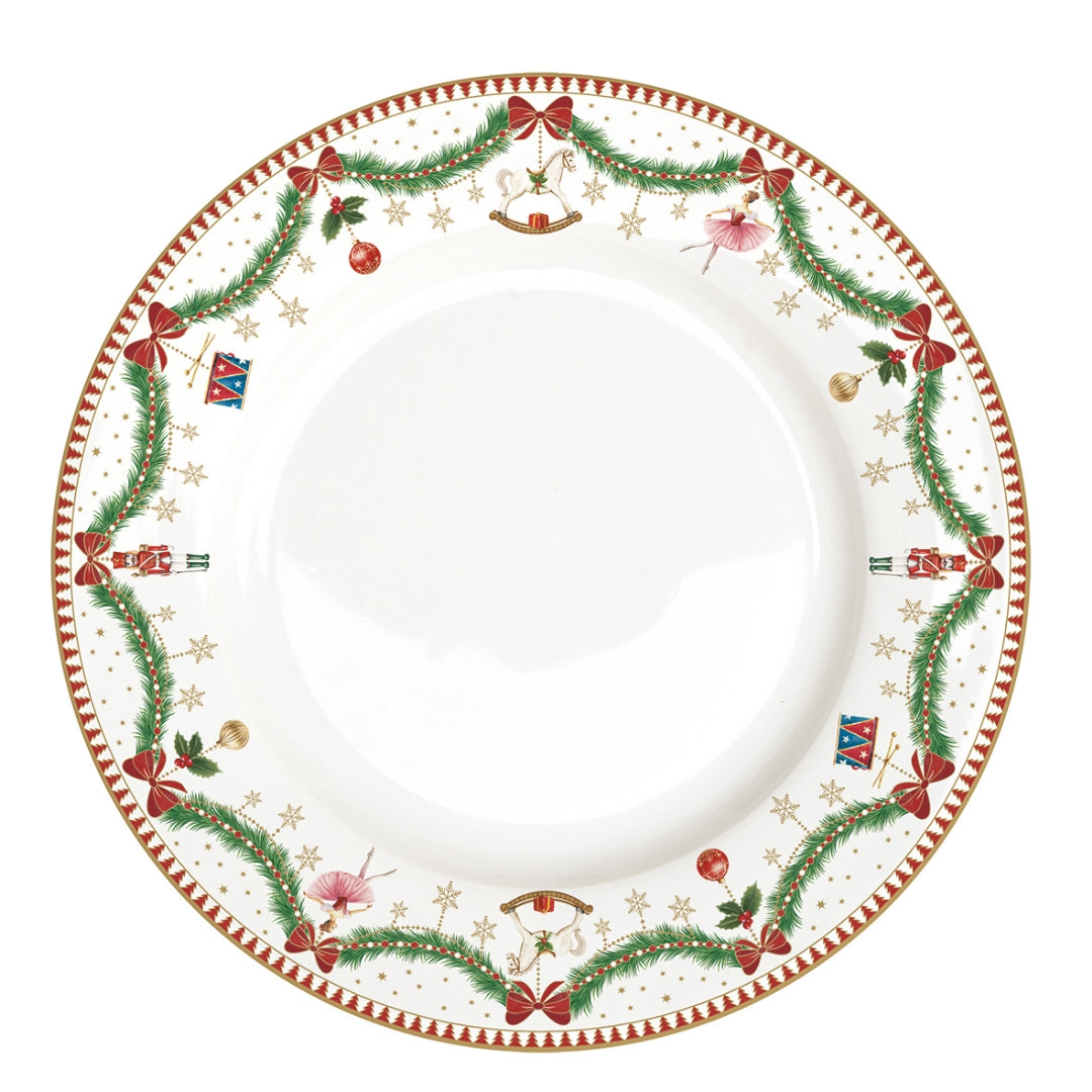 Magie de noël assiette plate 26cm