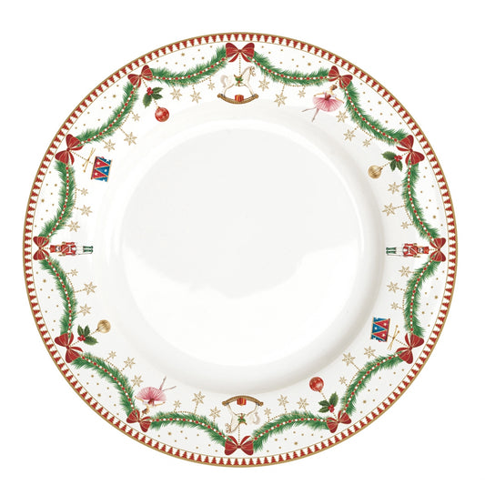 Magie de noël assiette plate 26cm