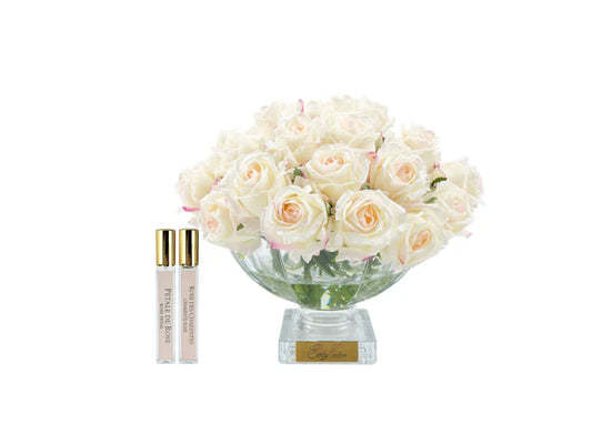 Bouquet luxury 37 roses blush doré