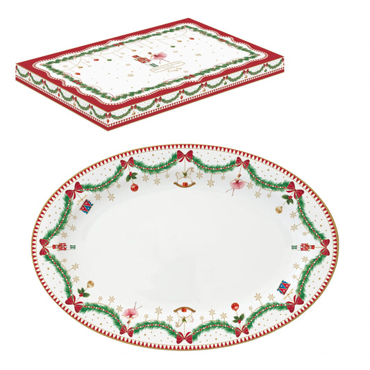 Magie de noël plat 35x23cm