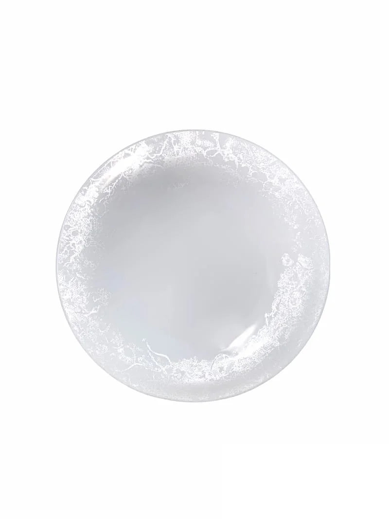 Belle époque white assiette plate 28cm