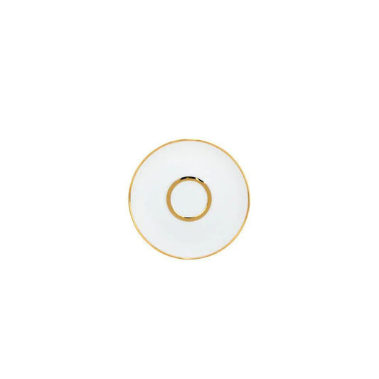 Premium Gold coffee saucer