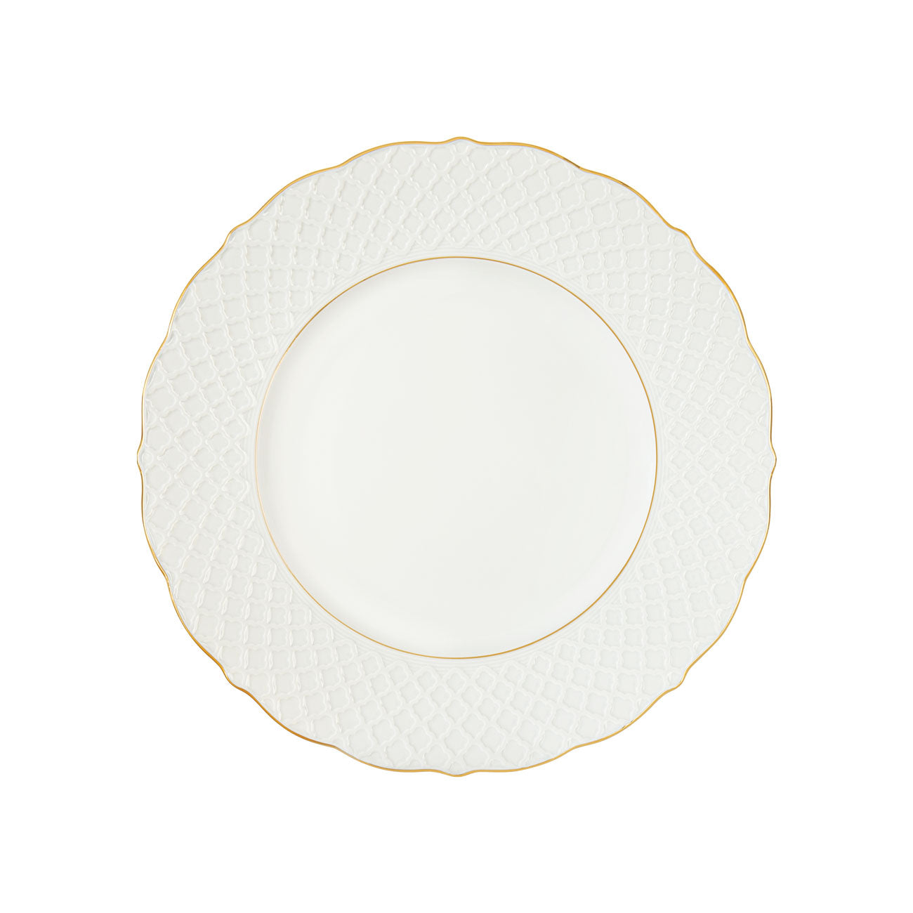 Empire Gold assiette plate 28cm - Maison porcel  | Porcelaine