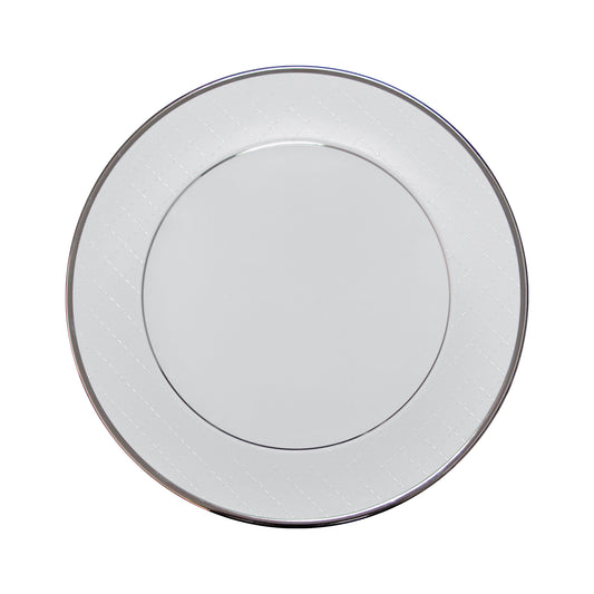 Ethereal white presentation plate 31cm