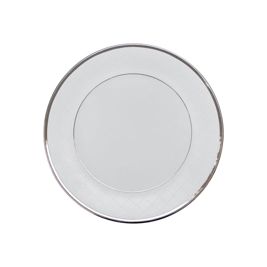 Ethereal white dinner plate 27cm