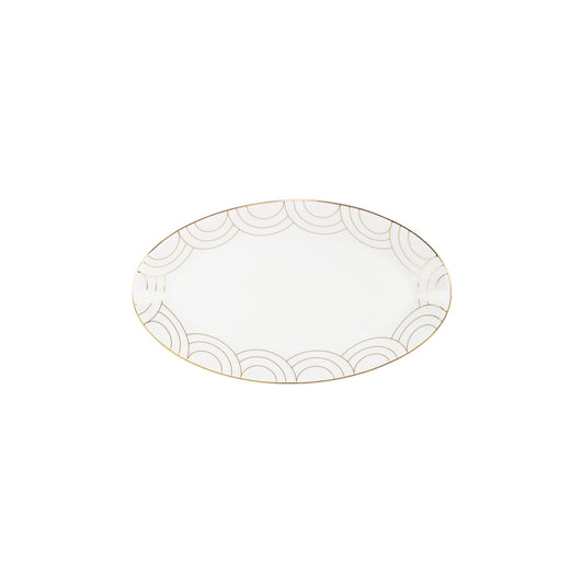 Infinity plat 22cm - Maison porcel  | Porcelaine