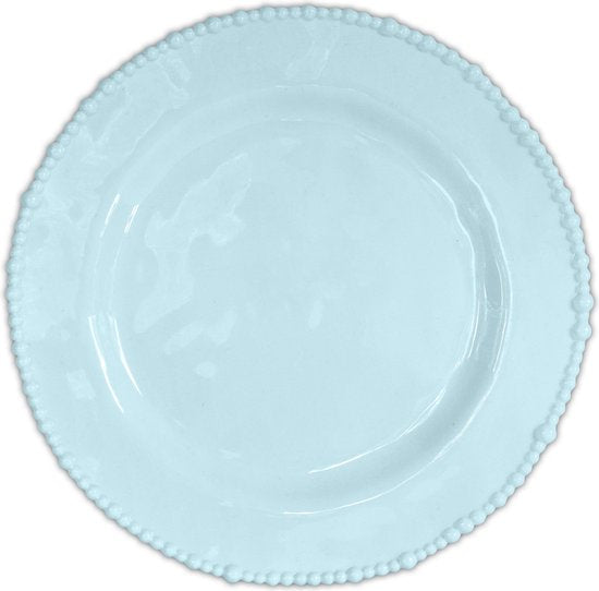 Joke flat plate 28cm blue