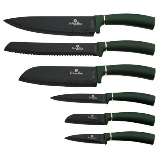 Emeraude box of 6 knives