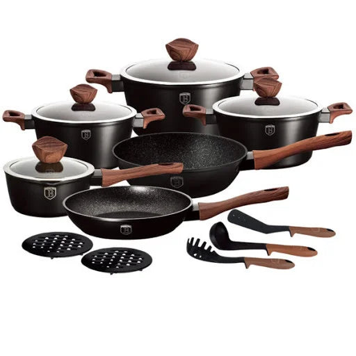 Ebony set 15 pieces