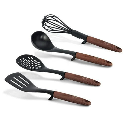 Ebony set 4 spatulas