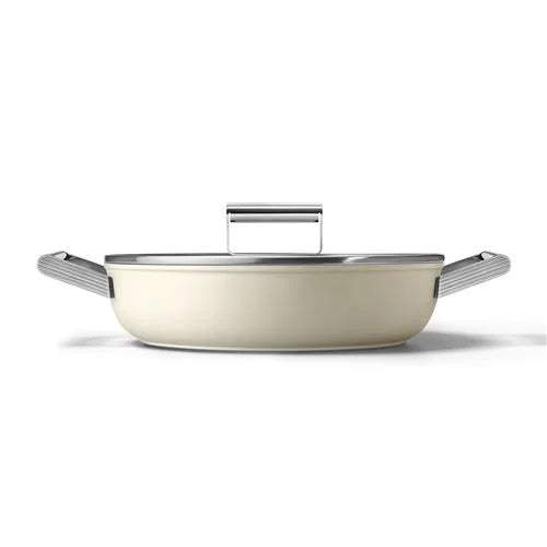 Smeg frying pan 28cm cream 