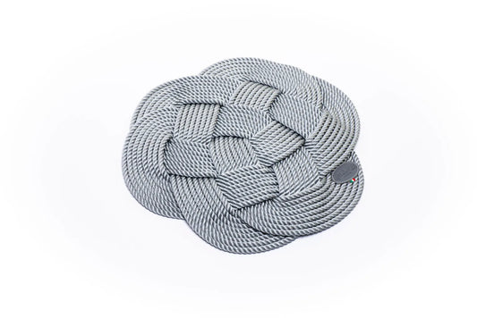 Round placemat 50cm gray