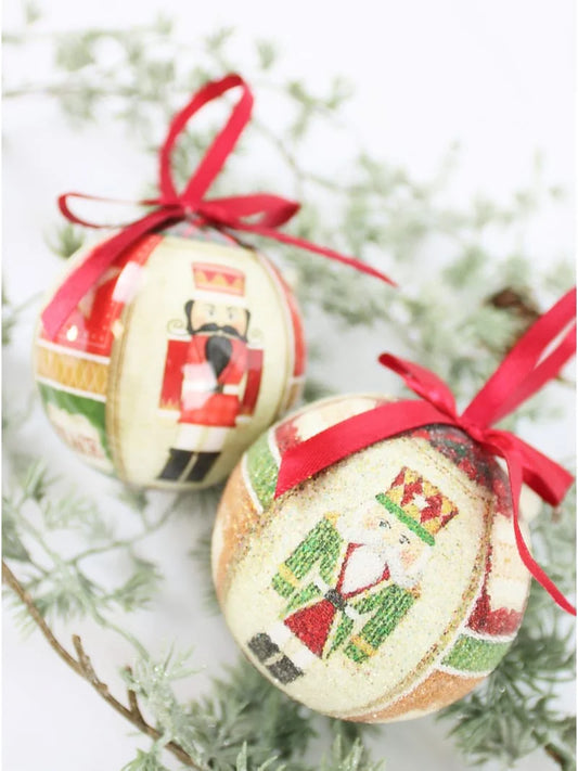 Nutcracker box of 14 Christmas baubles