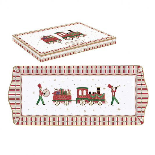 Polar express cake dish