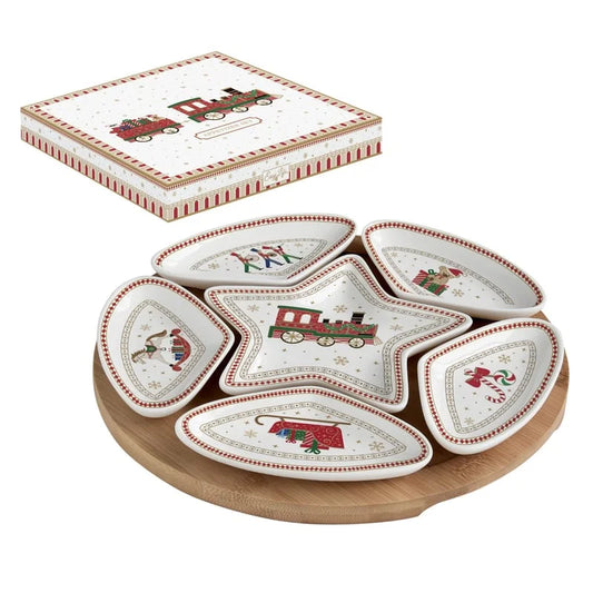 Polar express appetizer dish 6 cups