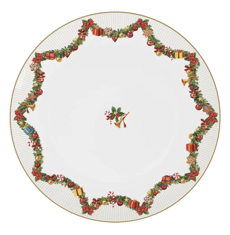 Christmas dance flat plate 27cm