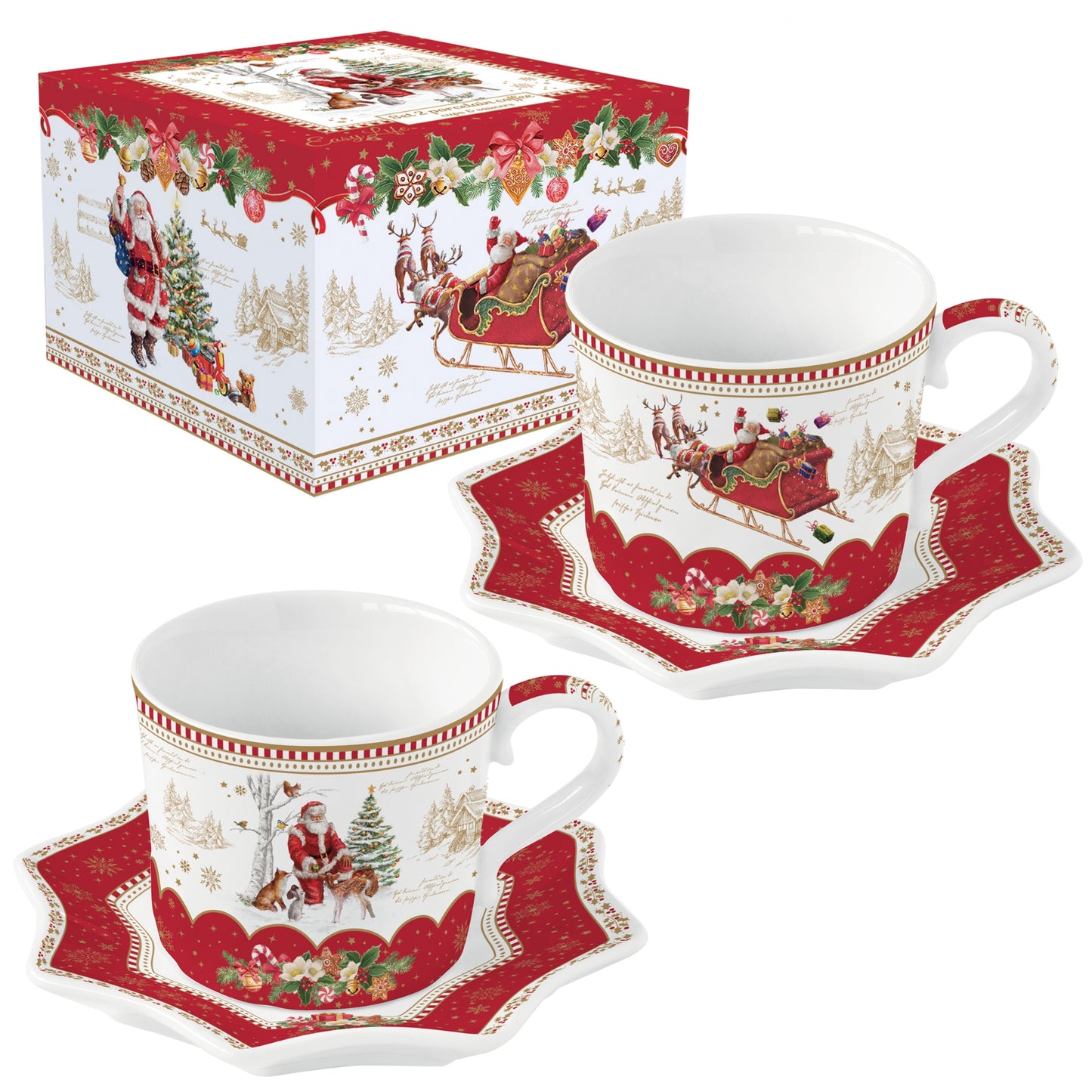 Christmas memories coffret 2 tasses à café