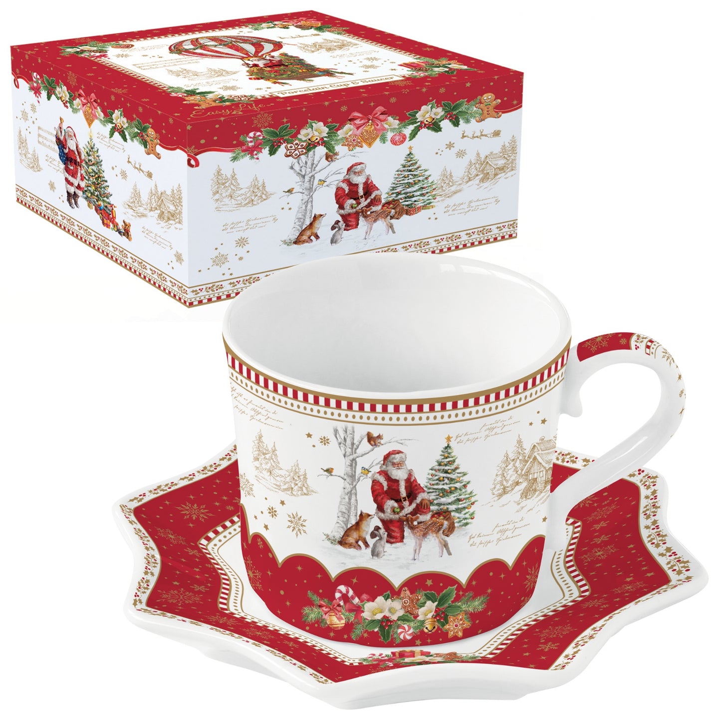 Christmas memories teacup