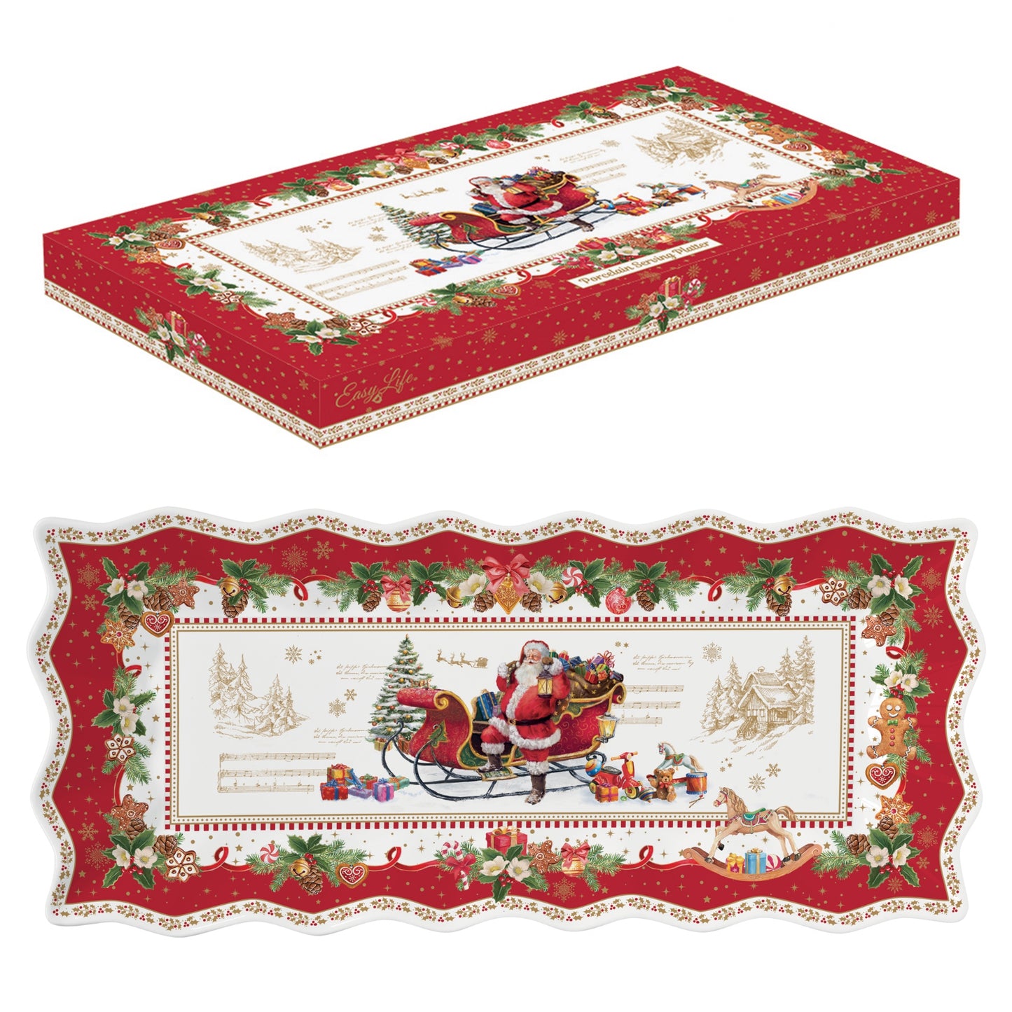 Christmas memories dish rectangle 40x18cm