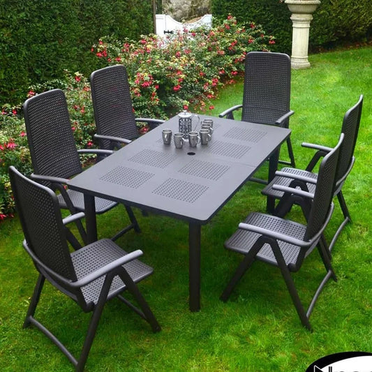 Libeccio black extending table