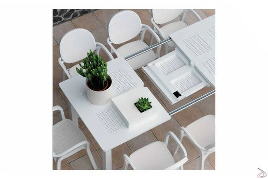 white libeccio extending table