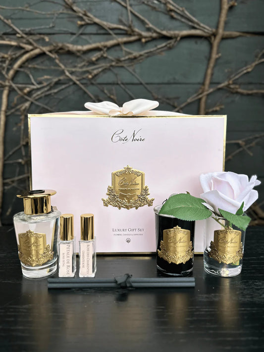 Coffret cadeau rose