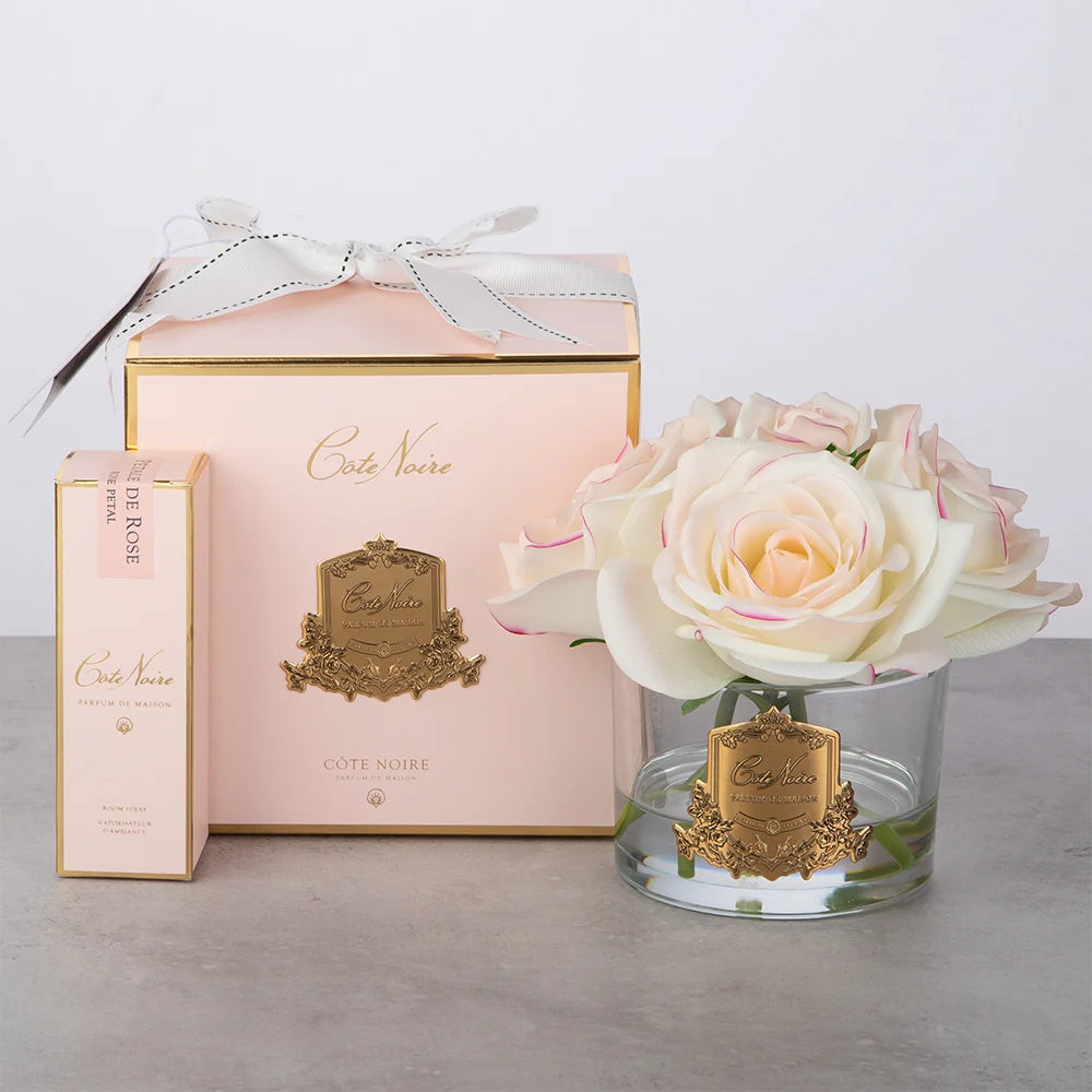 Bouquet five rose - Maison porcel  | Porcelaine