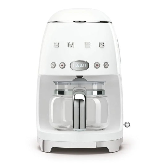 Smeg white filter coffee machine