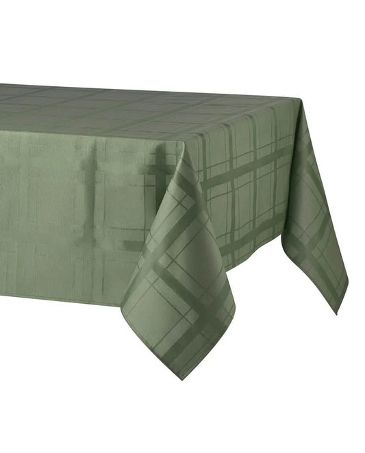 Nappe anti tache jacquard vert