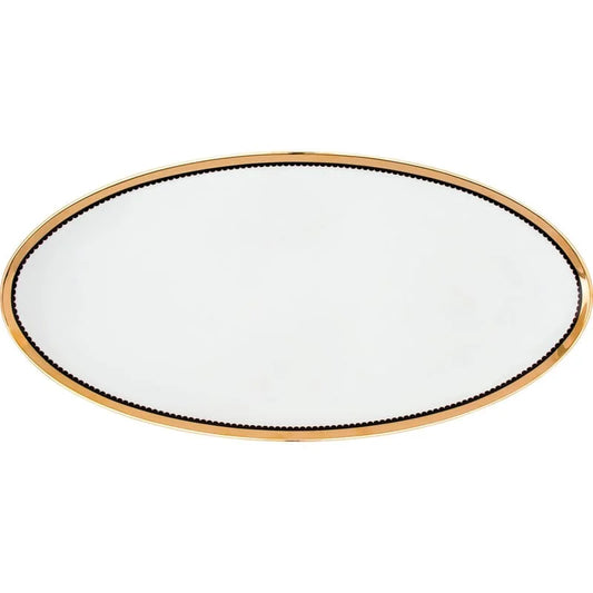 Saturn plat 52cm - Maison porcel  | Porcelaine