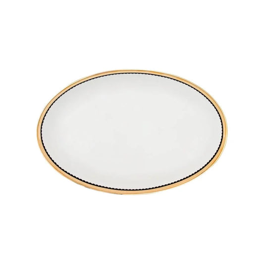 Saturn plat 32cm - Maison porcel  | Porcelaine