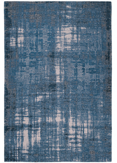 Tapis classique Nille bleue navy