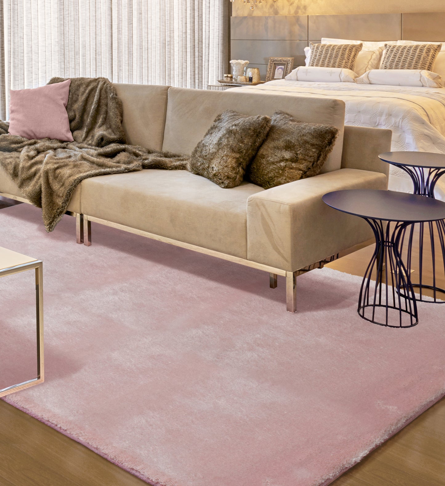 Tapis Monna rose