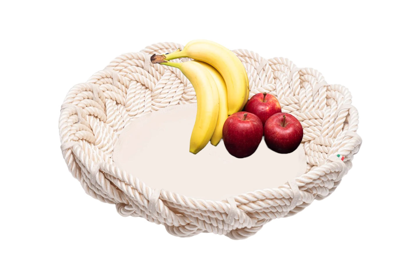 Maxi fruit basket 42cm cream