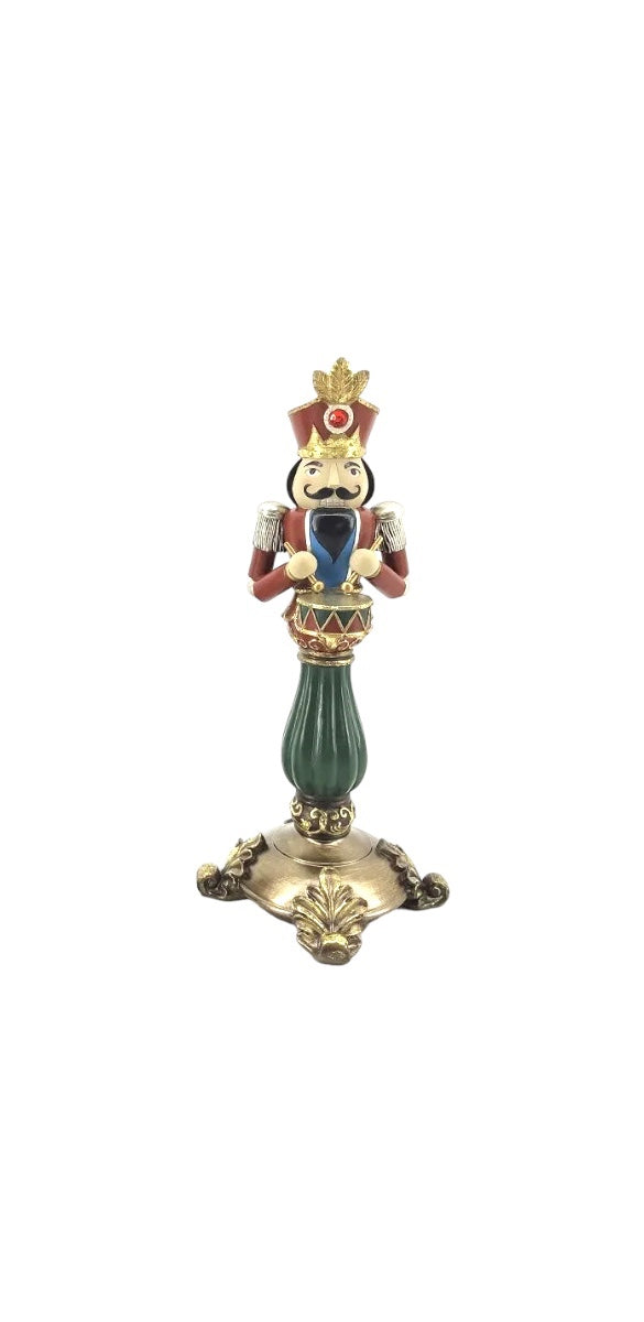 Nutcracker candle holder H.27cm