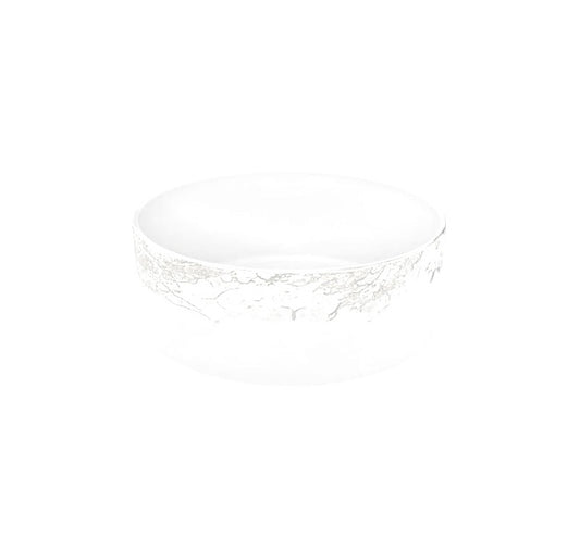 Belle époque white salad bowl 25cm 